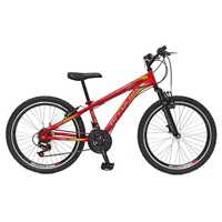 Bicicleta copii - MTB-HT 24″ STORM , 18 viteze, rosu