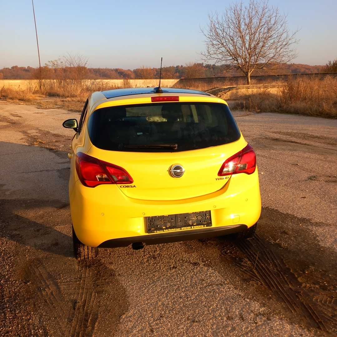 Опел Корса Е 1,4 турбо бензин  2015/ Opel Corsa E 1,4 yellow на части