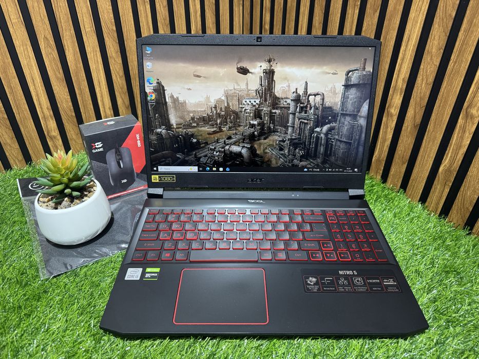0-0-24!Игровой Ноутбук Acer Nitro 5 Core i5-10300H/16GB/SSD512/GTX1650
