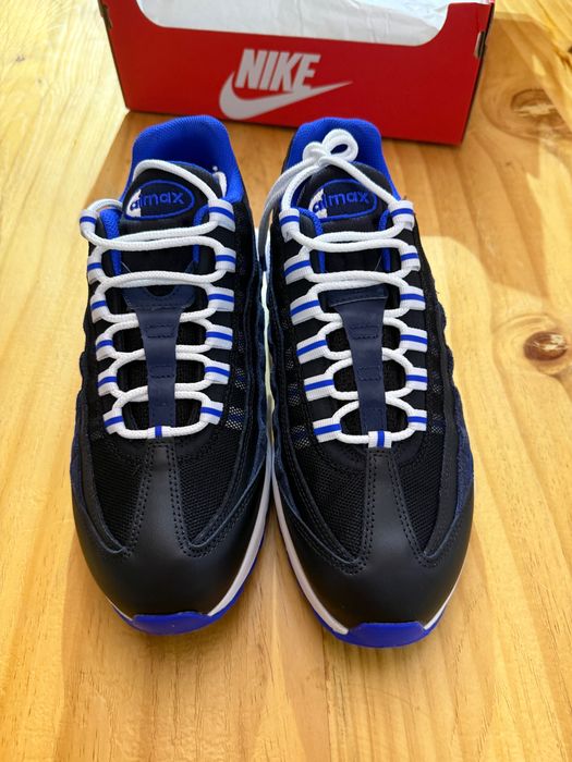 Nike Air Max 95 Black/ White-Tm Royal-Deep Royal Blue