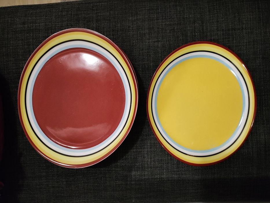 Комплект 6 чинии, цветни, английски