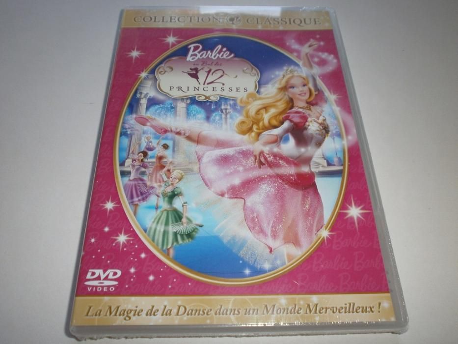Барби в 12 танцуващи принцеси на DVD