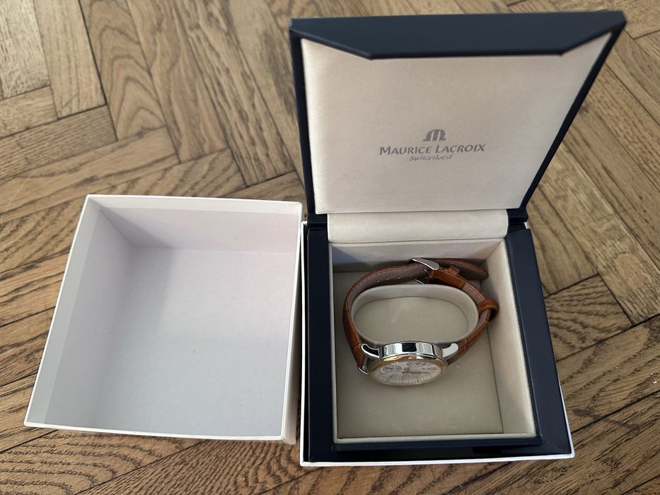 Maurice Lacroix Les Classiques – Aur/Oțel, Cronograf, Dată, Tahimetru