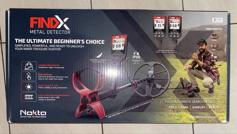 Donez detector (vând lopată) Nokta FINDX Pro