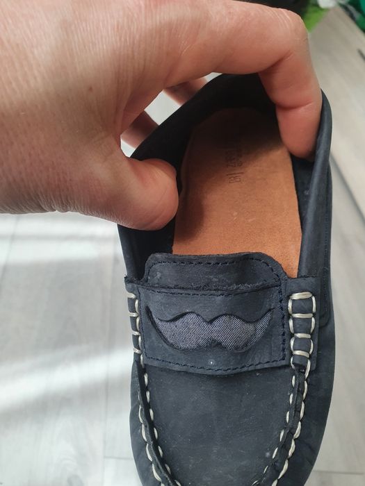 Zara mocasini piele marime 25