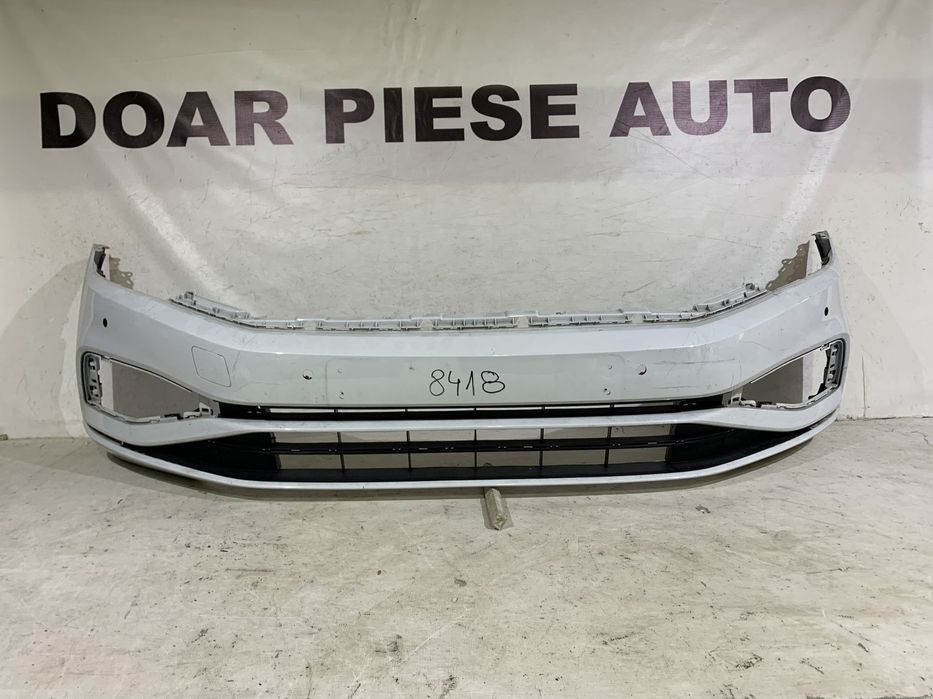 Bara fata VW Passat B8, facelift, 2019, 2020, 2021, 2022, 2023, cod origine OE 3G0807221E, cu gauri pentru senzori de parcare (6).