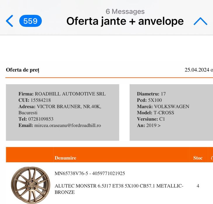 Jante noi ALUTEC Monstr 6.5J17 ET38 5X100 CB57.1 metalic-bronze