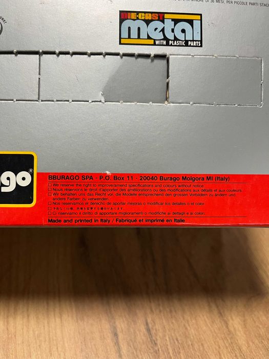 Метална колекционерска количкa  BBURAGO  PORSCHE 911 959  мащаб 1:24,