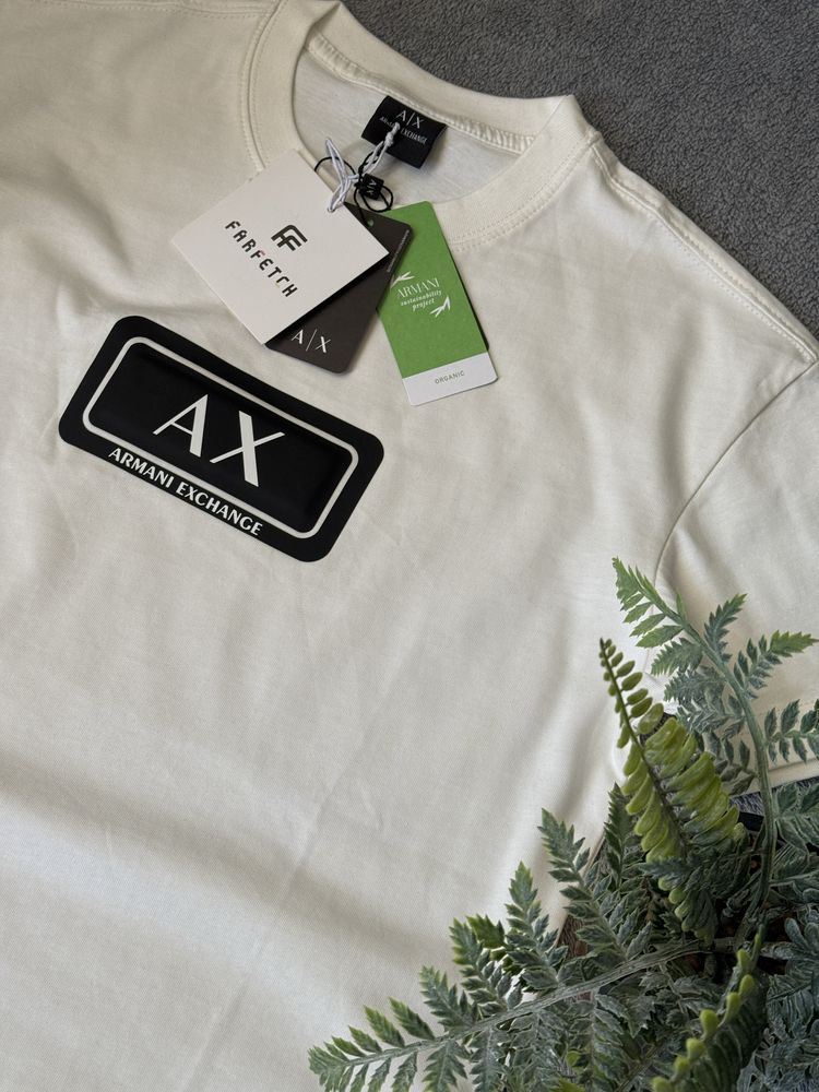 Tricou AX Armani Exchange White