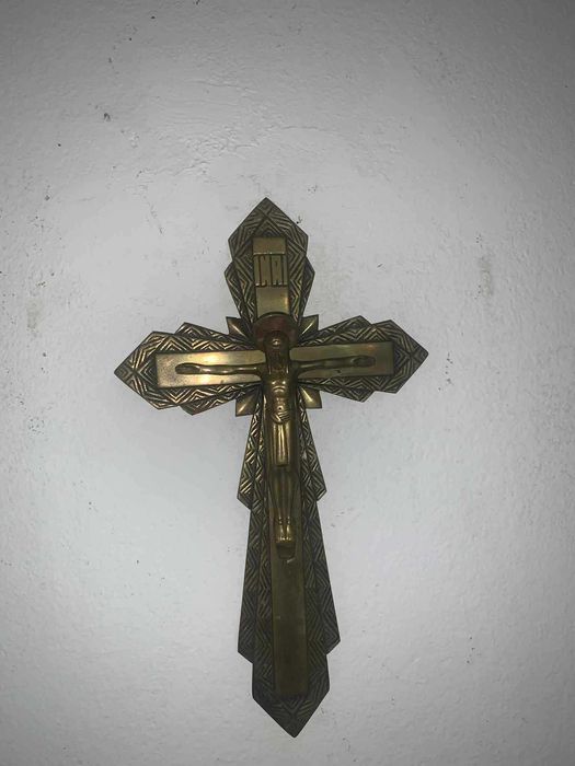 Cruce din bronz masiv