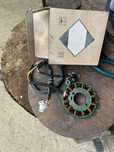 Stator Yamaha WR, releu incarcare si fisa bobina aprindere, casca