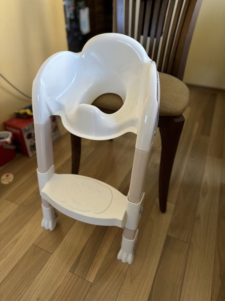 Дестска седалка за тоалетна със стълбичка Termobaby kiddiyloo