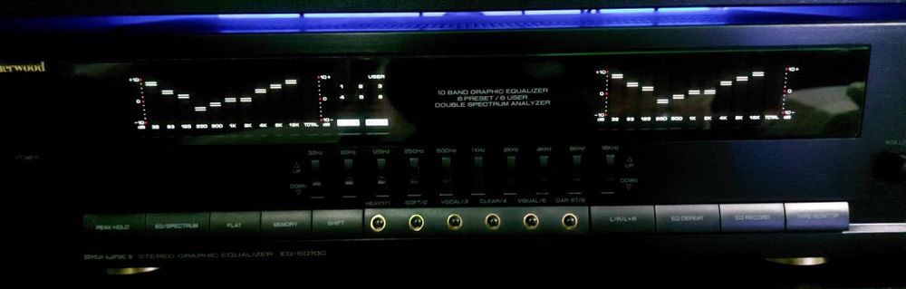 Egalizator stereo -Sherwood eq-5010c