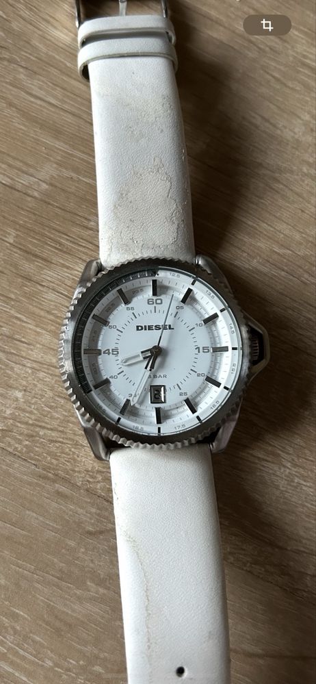 Бял часовник Diesel унисекс