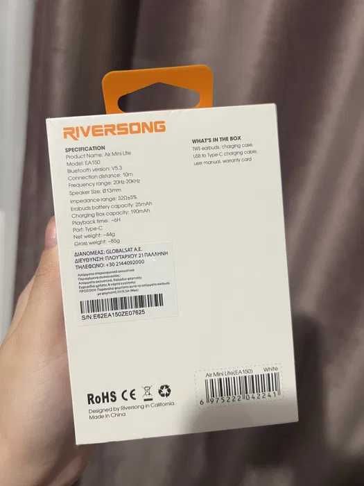 căști wireless Riversong Air Mini Lite NOI / CASTI WIRELESS ieftine