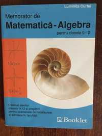 Memorator de matematica- algebra clasele 9-12