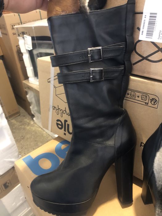 Cizme Giardino Principi din piele naturală și blana naturală