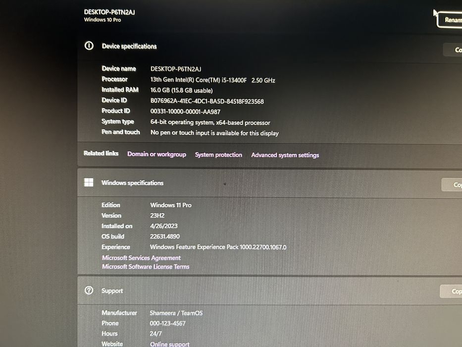 Unitate PC - gaming i5