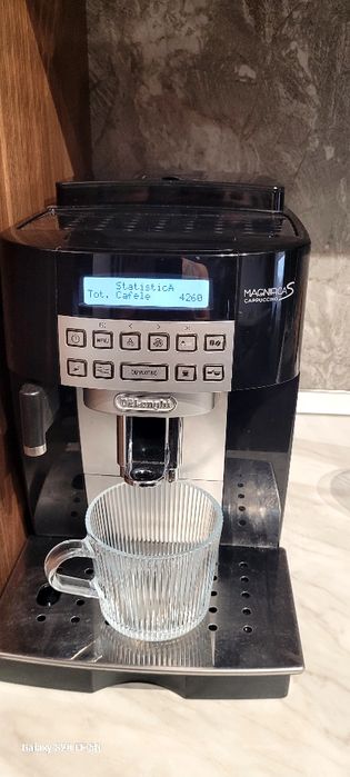 Expresor Delonghi magnifica s capucino
meniu pentru setări limba Roman