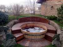 Ciubar Jacuzzi din lemn