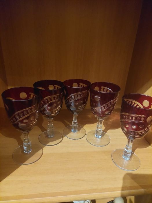 Set pahare de cristal