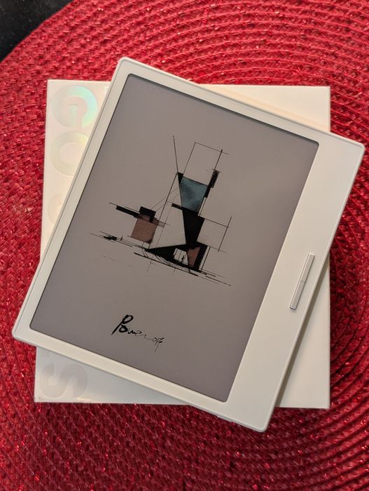 Boox Go Color 7 white ePaper reader, impecabil, complet