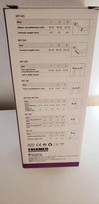 Orteza clavicula cu imobilizator braț