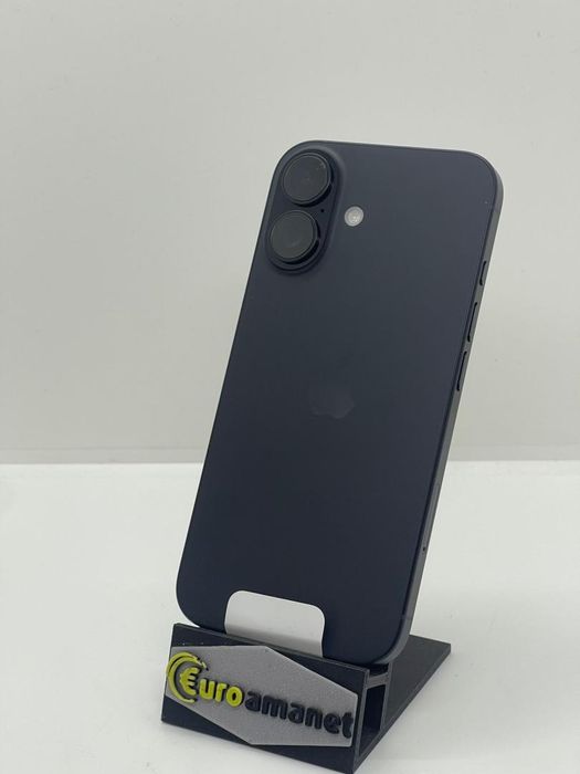 Telefon mobil Apple iPhone 16, 128GB, 5G, Black, 100% Baterie, -A-