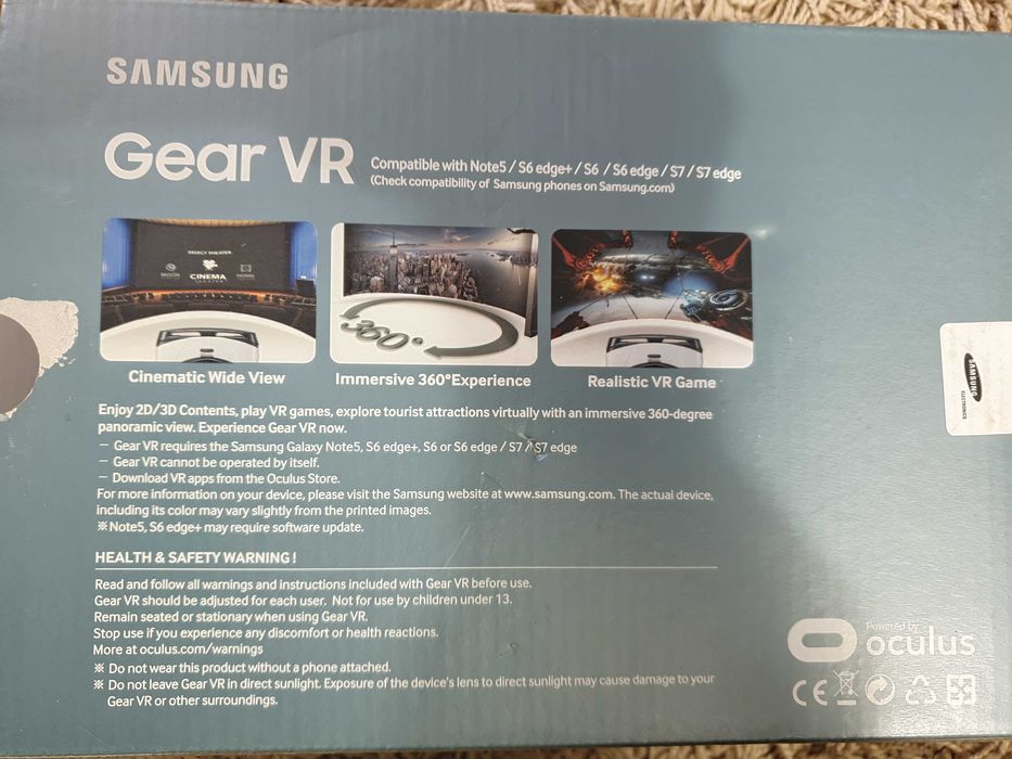 Ochelari Samsung Gear VR SM-R322 Oculus Realitate Virtuala