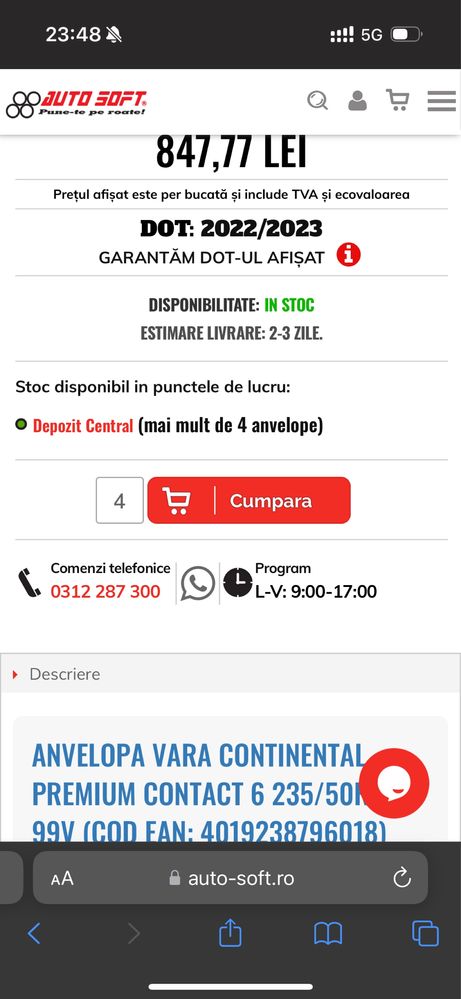 Continental PremiumContact 6 VOL XL 235/50 R19 99V