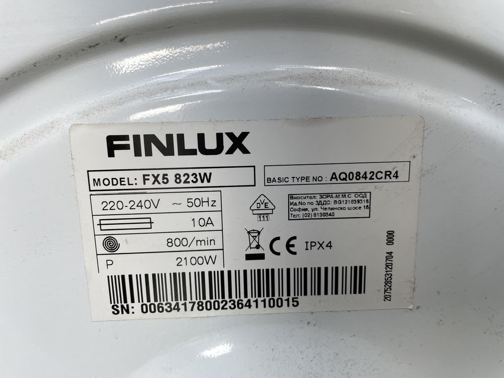 Пералня Finlux за части
