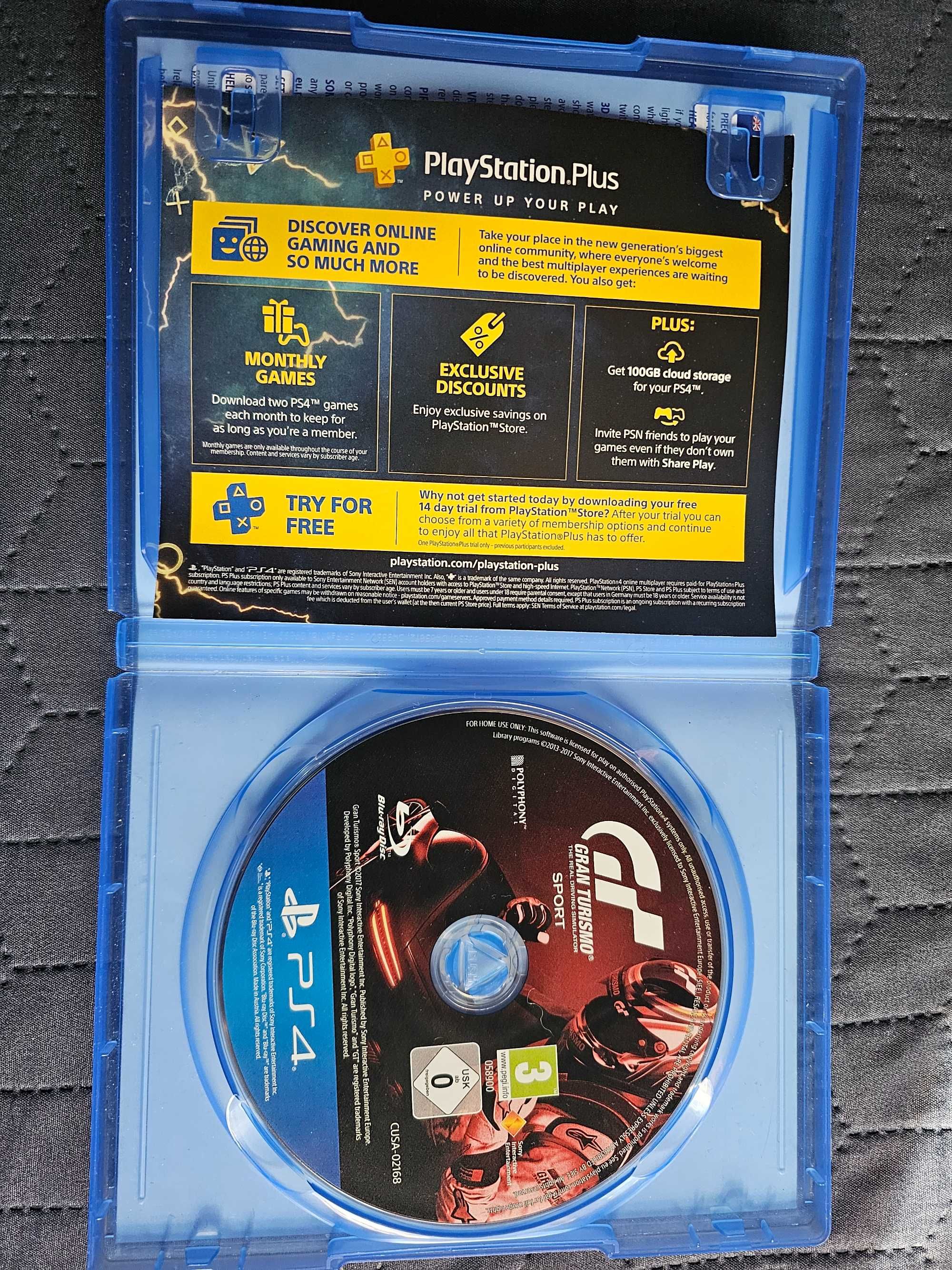 PS4 игра Gran Turismo Real Simulator Sport, PS VR compatable
