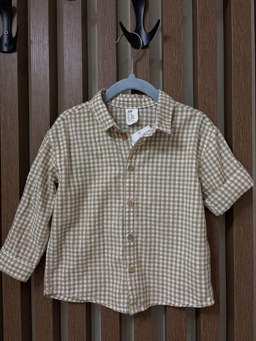 Чисто нова риза на каре, р-р 86, H&M