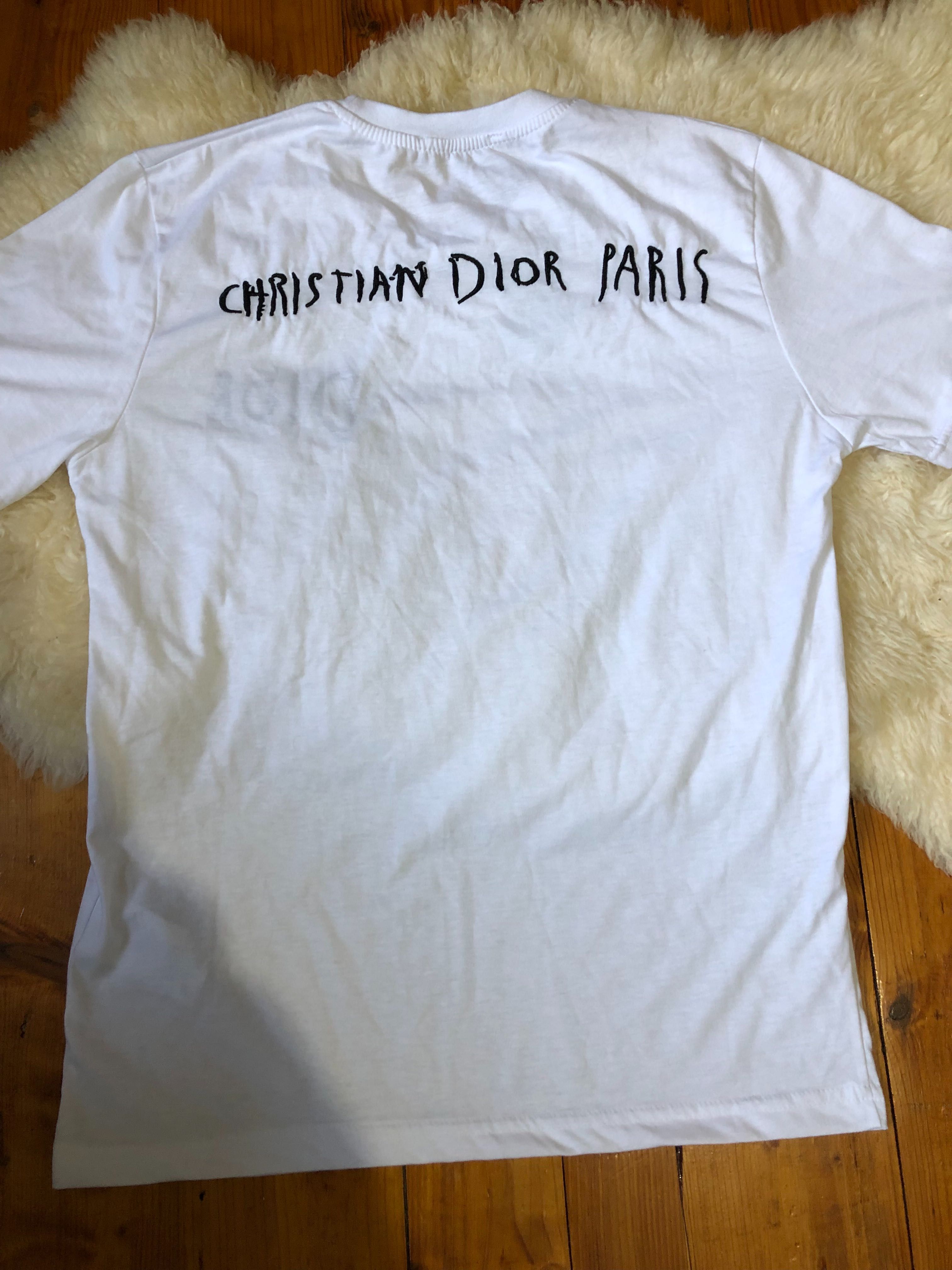 Tricou Christian Dior Nou alb