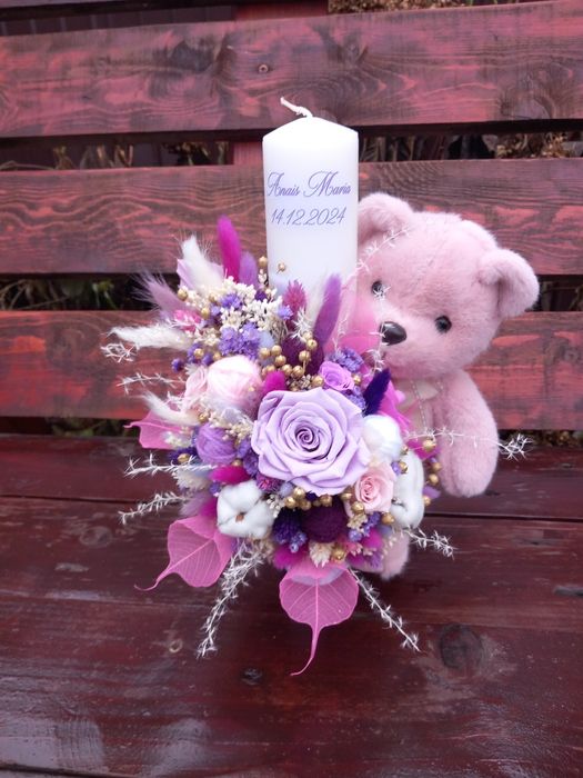 Lumânare botez personalizata