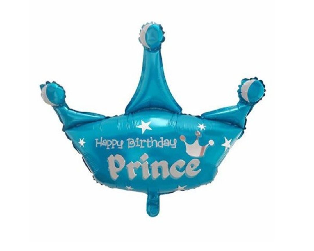 Balon folie Happy Birthday Prince/Princess