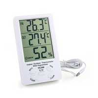 Термометр внешний / внутренний влагомер часы TA-298