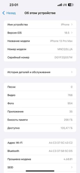 Iphone 13 pro max LLA 256 talik