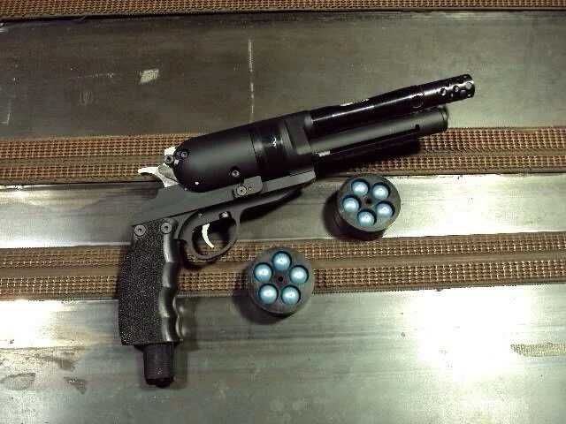 Pistol Co2 SPECIAL CU BILE DE CAUCIUC !! Airsoft (Garnitura Mare) Gaz