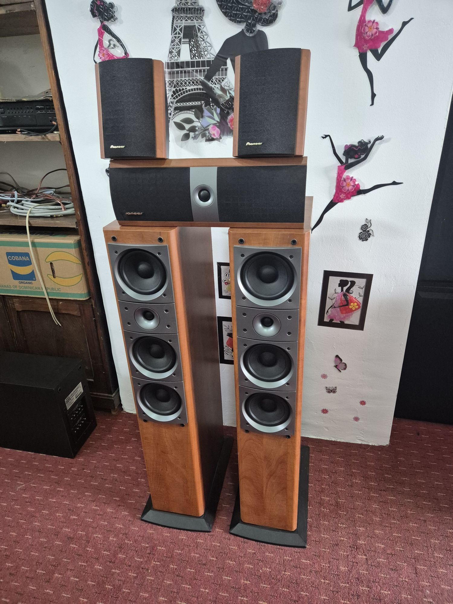 Pioneer S H510V boxe turn surround & center