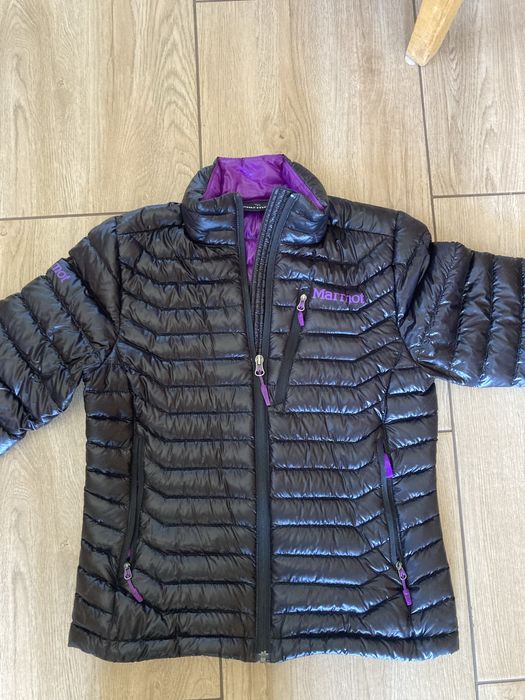 Geaca puf dama xs fill 900 marmot drumetie gen mammut patagonia salewa