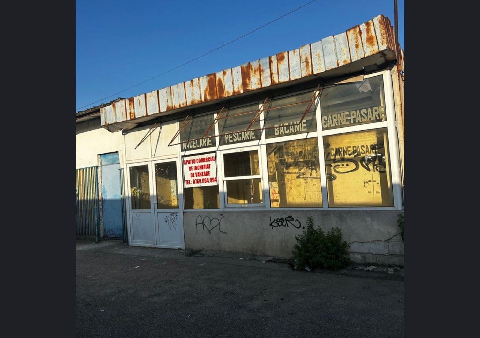 Vand spațiu comercial cartier 23 august la dedeman republica