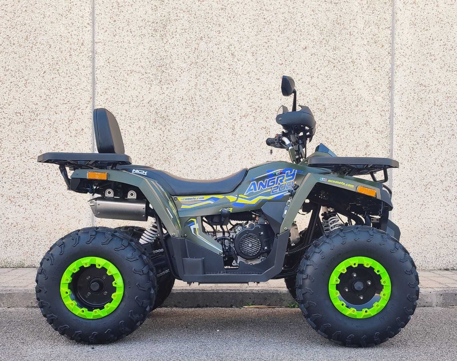 Atv NCX Mega Angry 10" 200cc 4T benzina verde