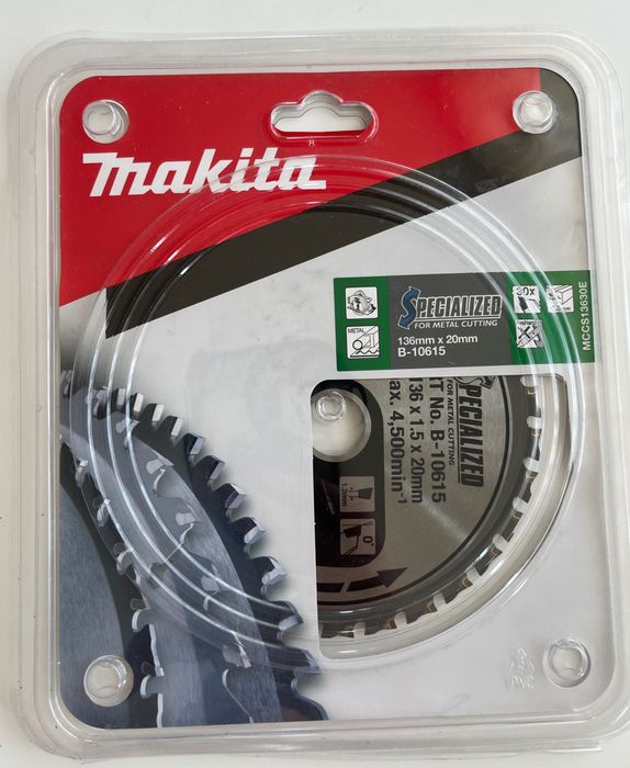 Makita B-10615 – TCT циркулярен диск за рязане на метал