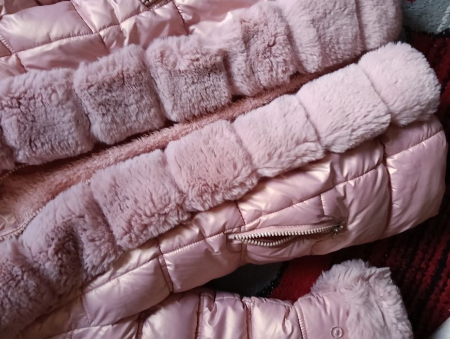 Geacă fetiță cu blăniță