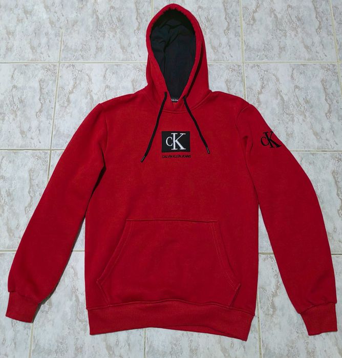 Calvin Klein Суичър 'HERO' в Червено XL