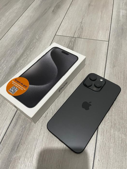 Vând/Schimb iPhone 15 Pro Max, 256GB, Full box.