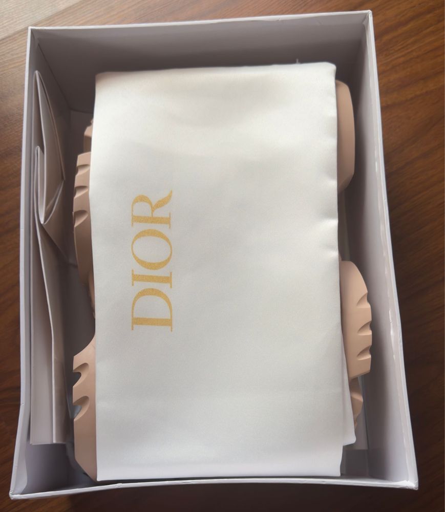 Dior D-Connect leather trainers