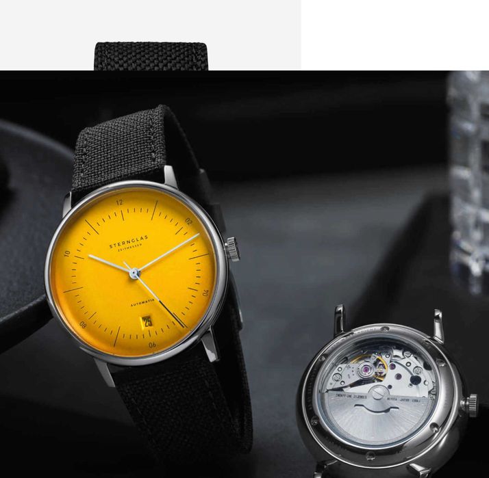 Vand ceas Sternglas Naos Automatik Edition Yellow