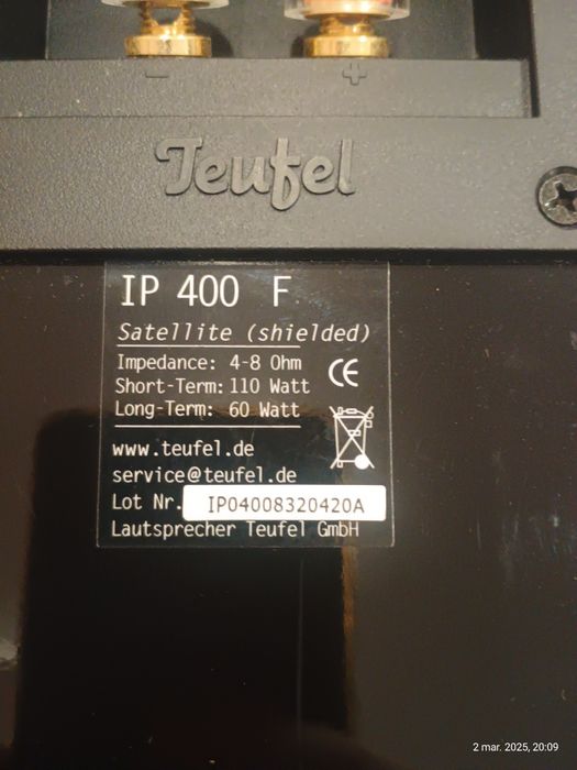 Boxe Teufel IP 400 F